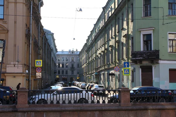 Saint Petersburg Russia July 2021 Walks Summer Streets Petersburg Architecture — ストック写真