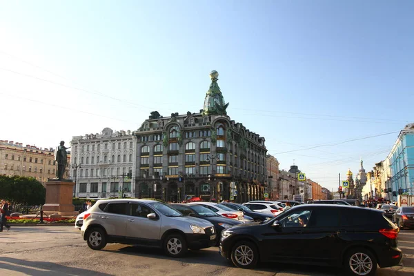 Saint Petersburg Russia July 2021 Walks Summer Streets Petersburg Architecture — ストック写真