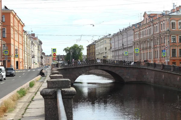 Saint Petersburg Rússia Julho 2021 Caminhadas Nas Ruas Verão São — Fotografia de Stock