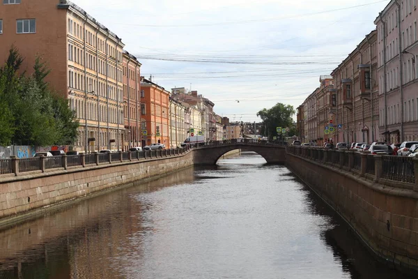 Saint Petersburg Rússia Julho 2021 Caminhadas Nas Ruas Verão São — Fotografia de Stock