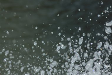 Soyut falls su damla yakın çekim arka plan.