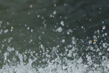 Soyut falls su damla yakın çekim arka plan.