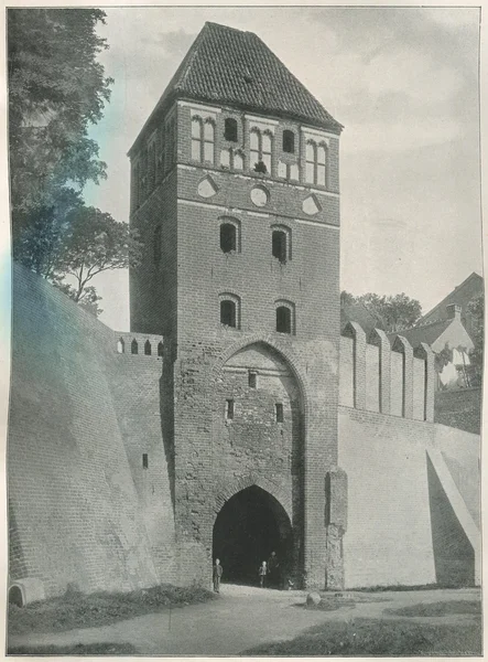 Fotos escaneadas de la colección de arquitectura de finales del siglo XIX. Publicado en Ruckwardts architekturschatz, Phot. H.Ruckwardt 1897... 1902 — Foto de Stock