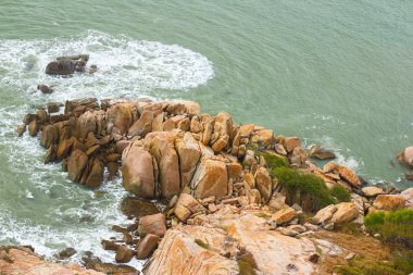 Ke Ga Adası, Ke Ga deniz feneri, uçurumlar en eski feneri Vietnam. Binh Thuan Eyaleti, Vietnam