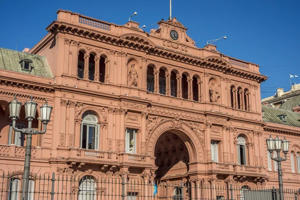 Casa rosada budynku w buenos aires, Argentyna. — Zdjęcie stockowe