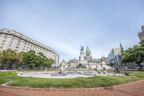 Praça do Congresso em Buenos Aires, Argentina — Fotografia de Stock