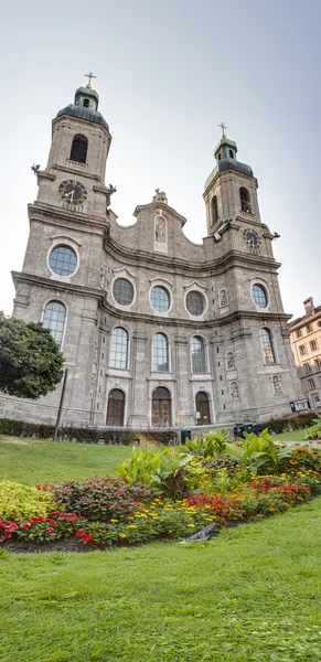 Katedra Świętego Jakuba w innsbruck, austria. — Zdjęcie stockowe