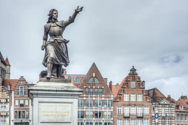 Marie-christine de lalaing v tournai, Belgie. — Stock fotografie