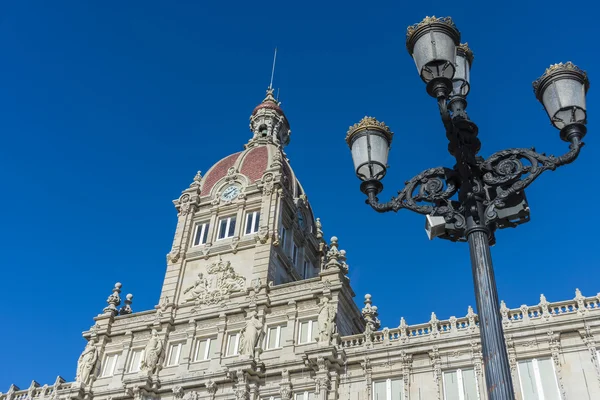 En Coruña stadshuset i a Coruña, Spanien. — Stockfoto