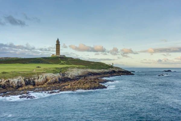 Herkulestornet i a Coruña, Galicien, Spanien. — Stockfoto