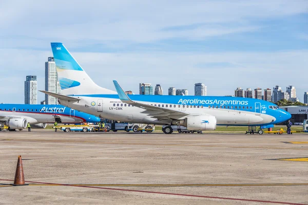 Jorge newbery flughafen, argentinien — Stockfoto