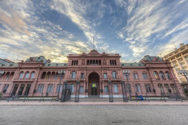 casa rosada bina buenos aires, Arjantin.