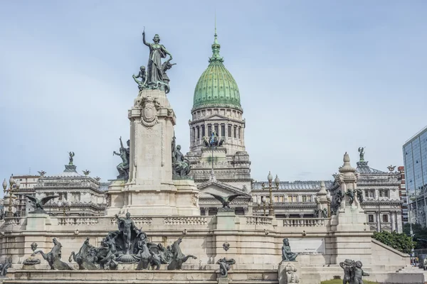 Congres square in buenos aires, Argentinië — Stockfoto