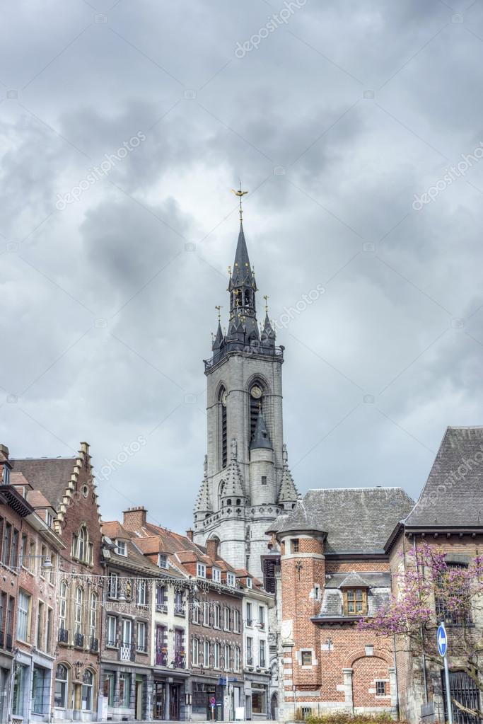 The belfry (French beffroi) of Tournai, Belgium — Stock Photo