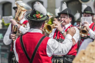 Salzburger dult festzug, salzburg, Avusturya