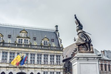 Marie-christine de lalaing içinde tournai, Belçika.