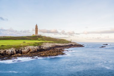 Kule Herkül coruna, Galiçya, İspanya.