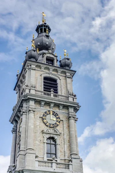 Campanile di Mons in Belgio . — Foto Stock