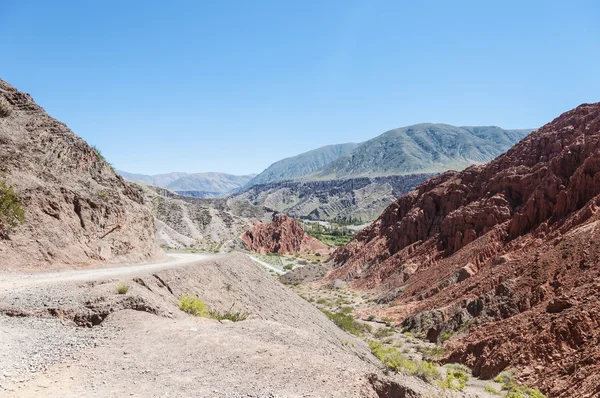 Los colorados in purmamarca, jujuy, Argentinië. — Stockfoto