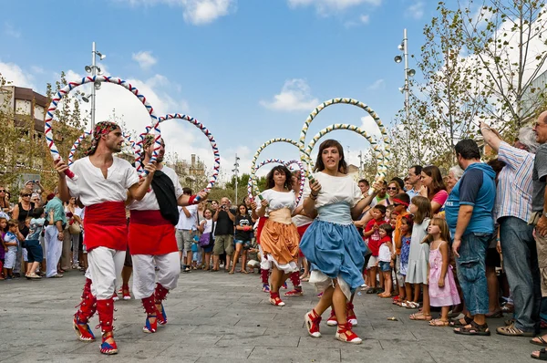 Cercavila fiesta mayor vilafranca del Penedès — Foto de Stock