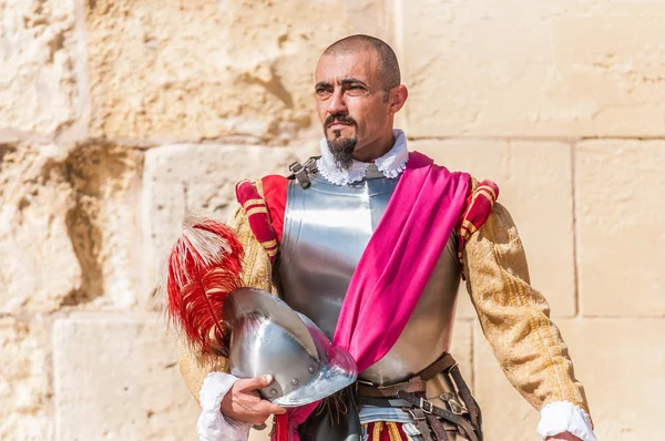 In Guardia Parade at St. Jonh's Cavalier in Birgu, Malta. — Stock Photo, Image