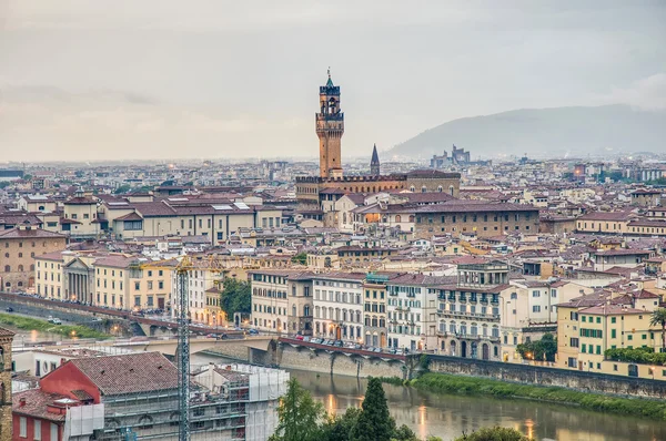 意大利佛罗伦萨市政厅，Palazzo Vecchio. — 图库照片