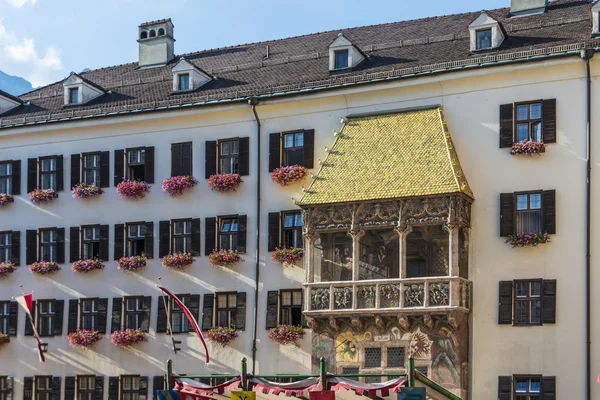 O telhado dourado em Innsbruck, Áustria . — Fotografia de Stock