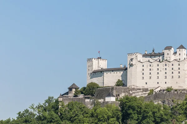 Castillo de Hohensalzburg (Festung Hohensalzburg) en Salzburgo, Austri —  Fotos de Stock