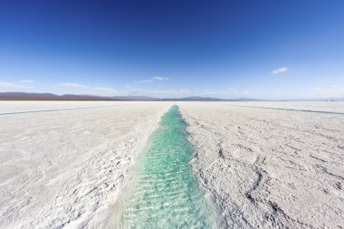 salinas grandes jujuy, Arjantin üzerinde su havuzu.