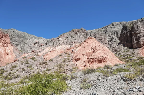 Los colorados w mieście purmamarca, jujuy, Argentyna. — Zdjęcie stockowe