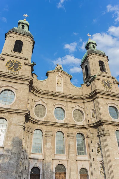 Kathedrale von St. James in innsbruck, Österreich. — Stockfoto