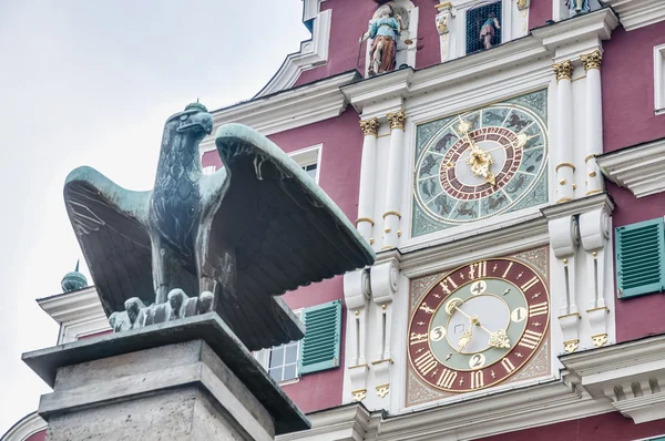 Oude stadhuis in esslingen am nechar, Duitsland — Stockfoto