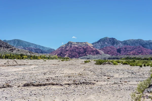 Rio grande rivier in jujuy, Argentinië. — Stockfoto