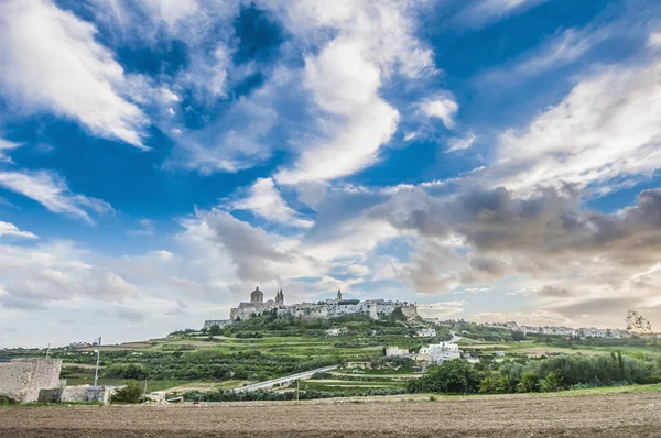 Saint paul katedrála v Mdině, malta — Stock fotografie