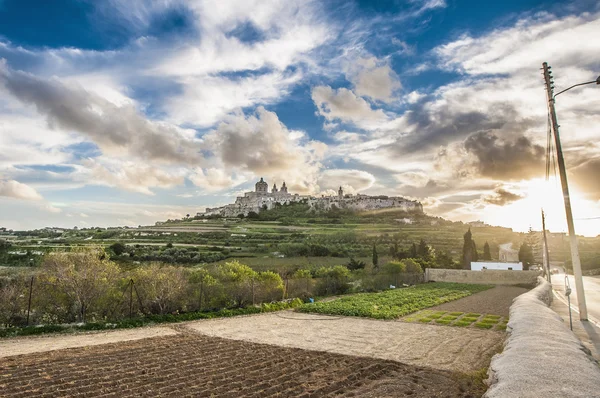 Katedra Świętego Pawła w mdina, malta — Zdjęcie stockowe