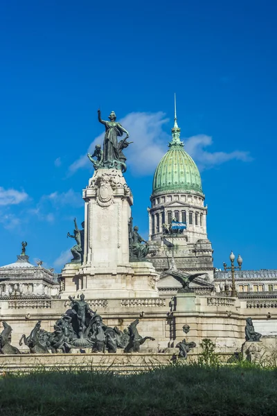 Plaza del Congreso en Buenos Aires, Argentina —  Fotos de Stock