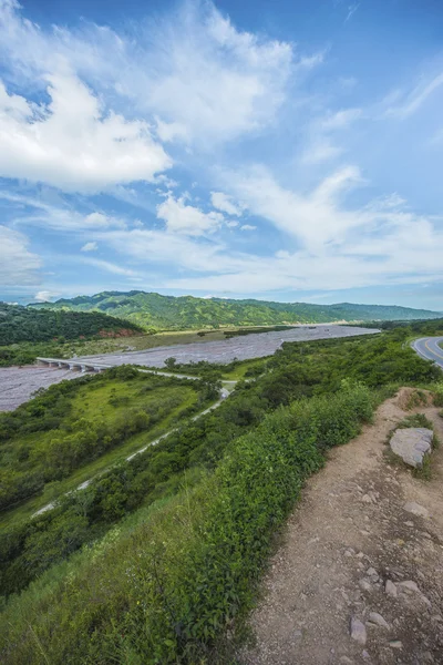 Rio grande rivier in jujuy, Argentinië. — Stockfoto