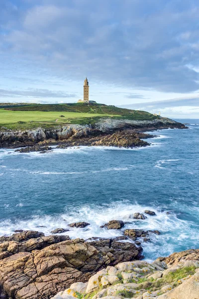 Herkulestornet i a Coruña, Galicien, Spanien. — Stockfoto