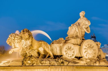 Cibeles çeşme, madrid, İspanya