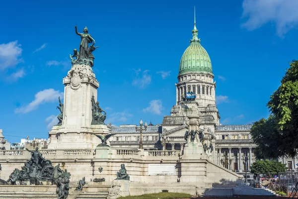 Plaza del Congreso en Buenos Aires, Argentina — Foto de Stock