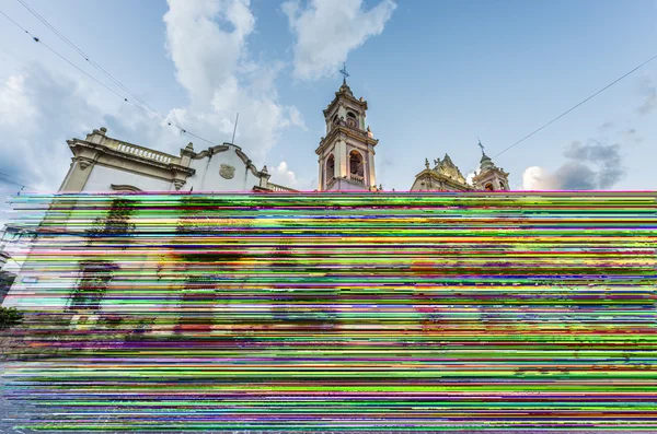 Katedrální bazilika v salta, argentina — Stock fotografie