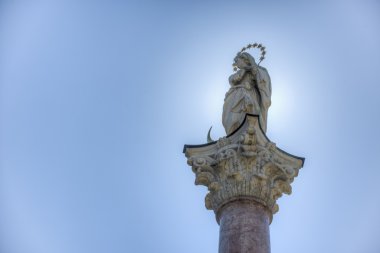 Saint Anne Column in Innsbruck, Austria. clipart