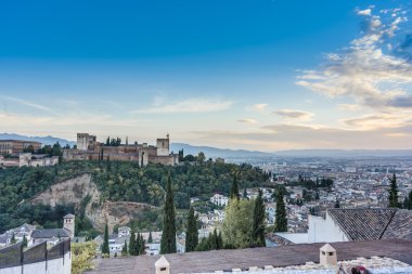 het alhambra in granada, Andalusië, Spanje.