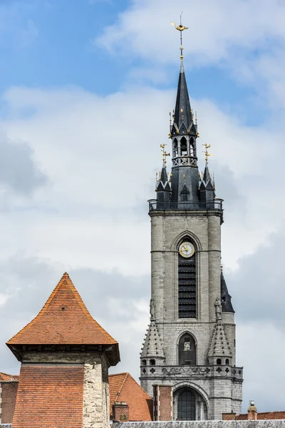 Çan kulesine Tournai, Belçika. — Stok fotoğraf