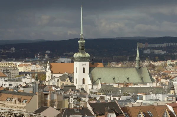 Panoramę miasta Brno, Republika Czeska — Zdjęcie stockowe