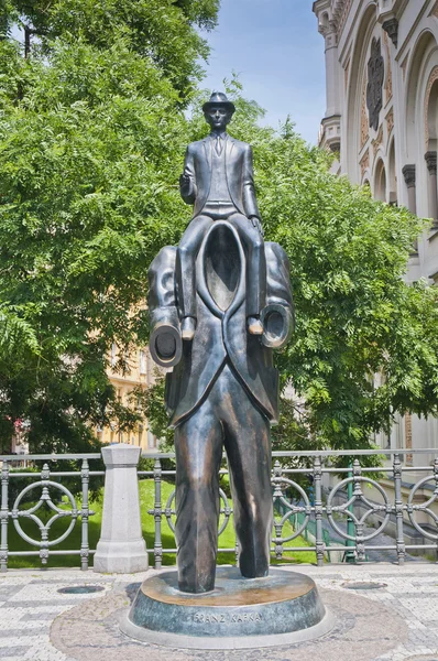 Franz Kafka standbeeld — Stockfoto