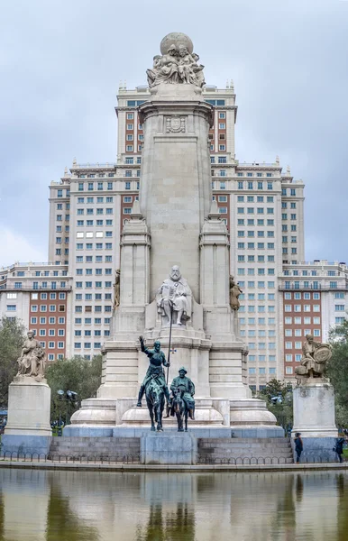 Plaza de España en la capital española . — Foto de Stock