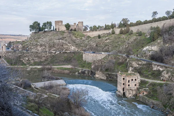 Rio Tajo perto de Toledo, Espanha — Fotografia de Stock