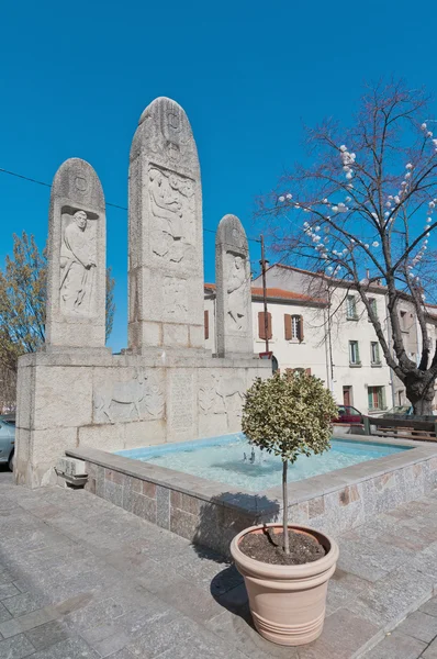 Arrossage canal monument at ceret, franz — Stockfoto