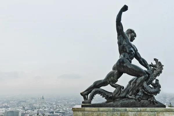 Monumento da independência em Budapeste, Hungria — Fotografia de Stock